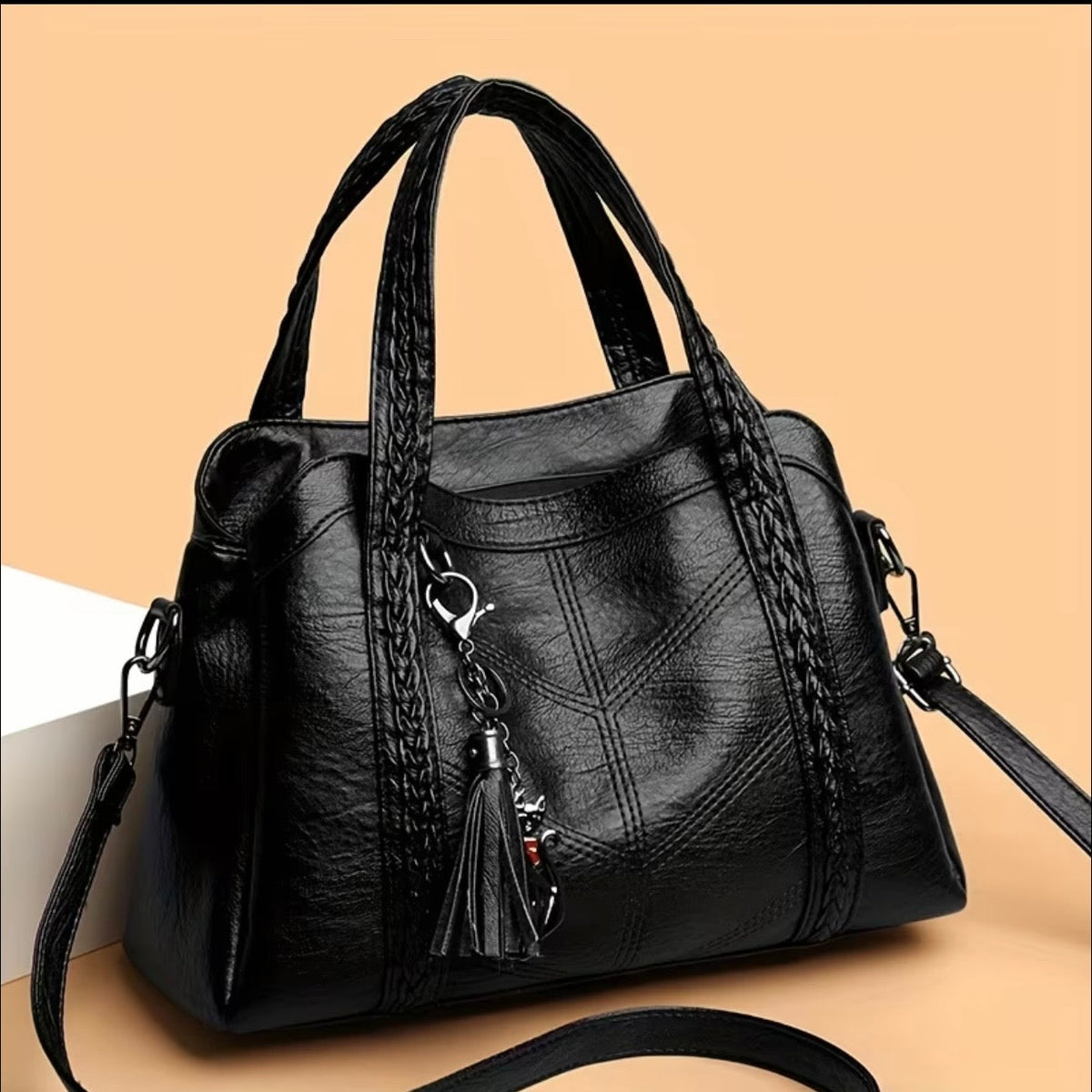 The Verona Braided Leather Handbag