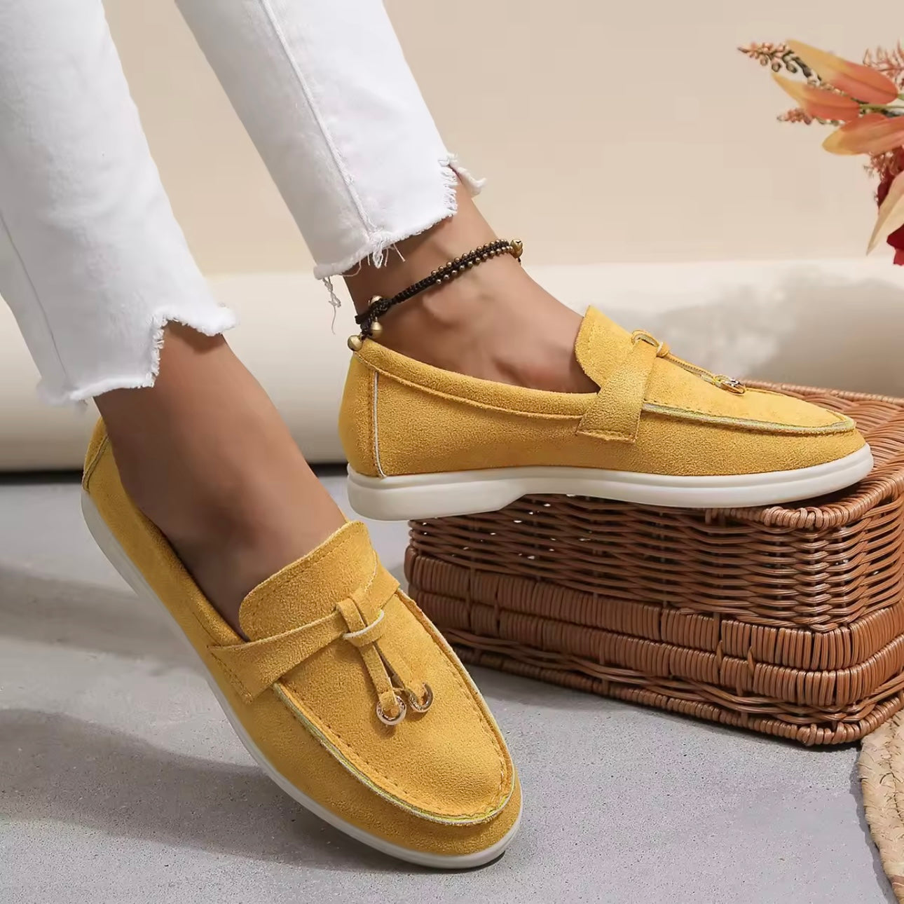 Lucente Suede Slip-Ons