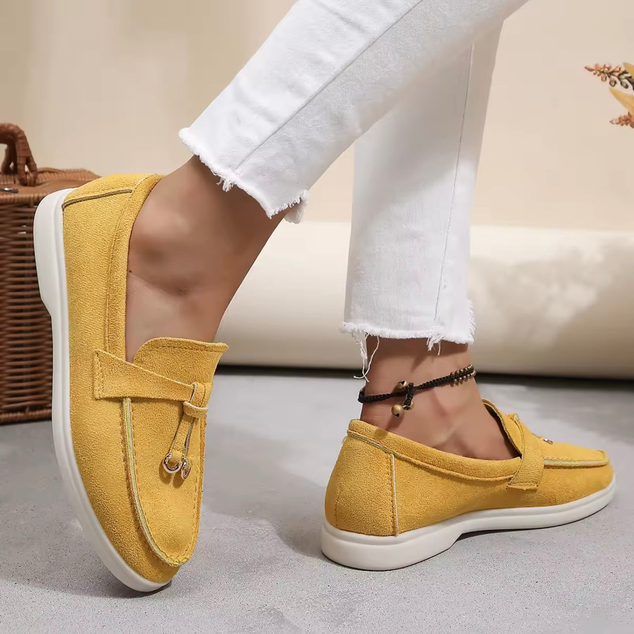 Lucente Suede Slip-Ons
