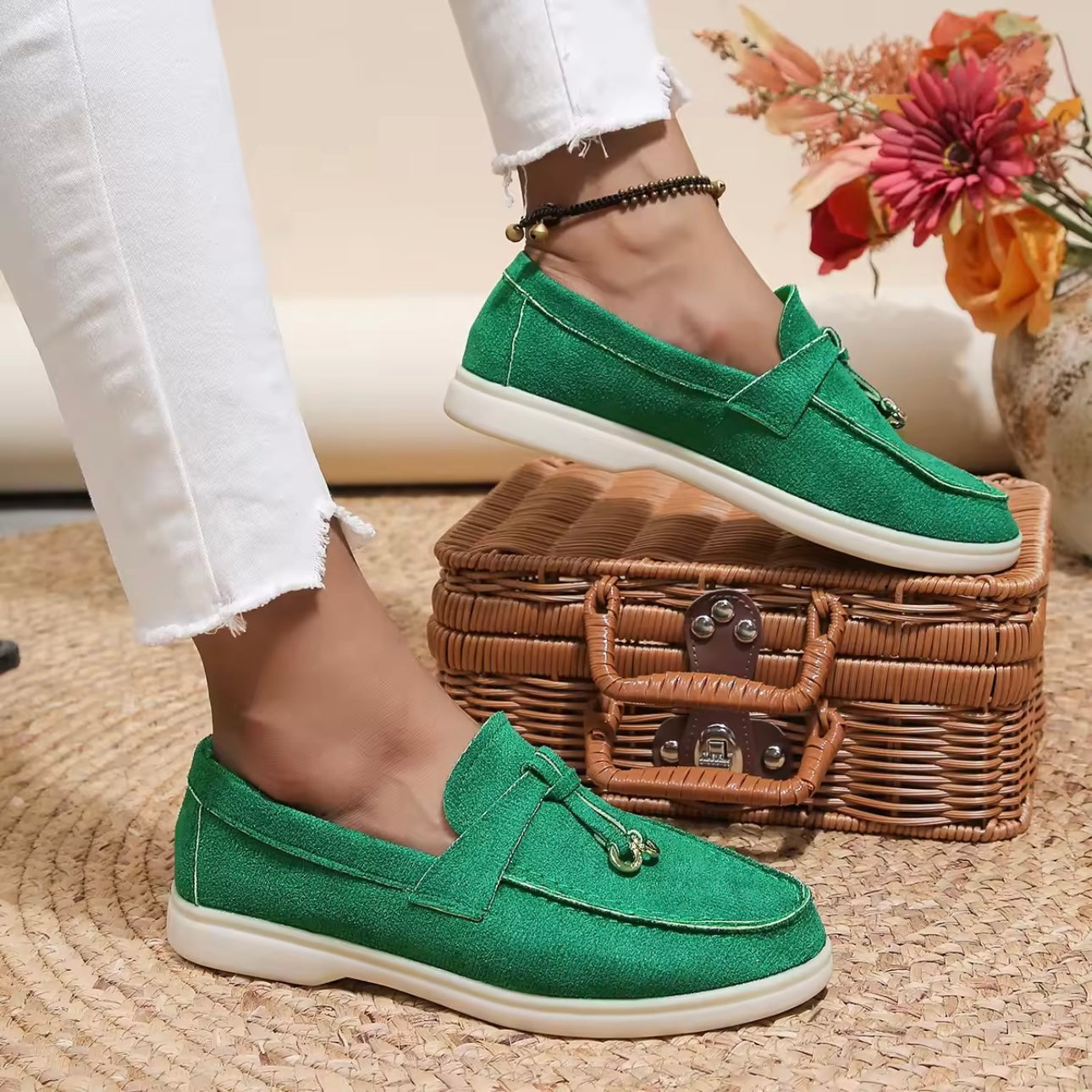 Lucente Suede Slip-Ons